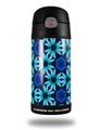 Skin Decal Wrap for Thermos Funtainer 12oz Bottle Daisies Blue (BOTTLE NOT INCLUDED) by WraptorSkinz