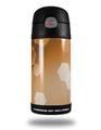 Skin Decal Wrap for Thermos Funtainer 12oz Bottle Bokeh Hex Orange (BOTTLE NOT INCLUDED) by WraptorSkinz