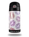 Skin Decal Wrap for Thermos Funtainer 12oz Bottle Pink Purple Lips (BOTTLE NOT INCLUDED) by WraptorSkinz