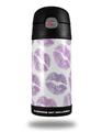 Skin Decal Wrap for Thermos Funtainer 12oz Bottle Purple Lips (BOTTLE NOT INCLUDED) by WraptorSkinz
