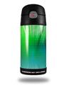 Skin Decal Wrap for Thermos Funtainer 12oz Bottle Bent Light Greenish (BOTTLE NOT INCLUDED)