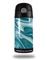Skin Decal Wrap for Thermos Funtainer 12oz Bottle Blue Marble (BOTTLE NOT INCLUDED)
