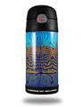 Skin Decal Wrap compatible with Thermos Funtainer 12oz Bottle Dancing Lilies (BOTTLE NOT INCLUDED)