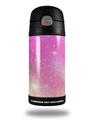 Skin Decal Wrap compatible with Thermos Funtainer 12oz Bottle Dynamic Cotton Candy Galaxy (BOTTLE NOT INCLUDED)
