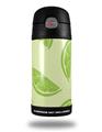 Skin Decal Wrap compatible with Thermos Funtainer 12oz Bottle Limes Yellow (BOTTLE NOT INCLUDED)