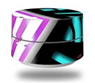 Skin Decal Wrap for Google WiFi Original Black Waves Neon Teal Hot Pink (GOOGLE WIFI NOT INCLUDED)