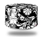 Skin Decal Wrap for Google WiFi Original Black and White Flower (GOOGLE WIFI NOT INCLUDED)