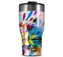 WraptorSkinz Skin Wrap compatible with 2017 and newer RTIC Tumblers 30oz Floral Splash (TUMBLER NOT INCLUDED)