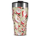 WraptorSkinz Skin Wrap compatible with 2017 and newer RTIC Tumblers 30oz Lots of Santas (TUMBLER NOT INCLUDED)