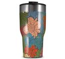 WraptorSkinz Skin Wrap compatible with 2017 and newer RTIC Tumblers 30oz Flowers Pattern 01 (TUMBLER NOT INCLUDED)