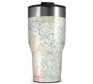 WraptorSkinz Skin Wrap compatible with 2017 and newer RTIC Tumblers 30oz Flowers Pattern 02 (TUMBLER NOT INCLUDED)
