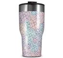 WraptorSkinz Skin Wrap compatible with 2017 and newer RTIC Tumblers 30oz Flowers Pattern 08 (TUMBLER NOT INCLUDED)