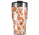WraptorSkinz Skin Wrap compatible with 2017 and newer RTIC Tumblers 30oz Flowers Pattern 14 (TUMBLER NOT INCLUDED)