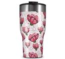 WraptorSkinz Skin Wrap compatible with 2017 and newer RTIC Tumblers 30oz Flowers Pattern 16 (TUMBLER NOT INCLUDED)
