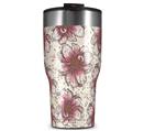 WraptorSkinz Skin Wrap compatible with 2017 and newer RTIC Tumblers 30oz Flowers Pattern 23 (TUMBLER NOT INCLUDED)