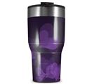 WraptorSkinz Skin Wrap compatible with 2017 and newer RTIC Tumblers 30oz Bokeh Hearts Purple (TUMBLER NOT INCLUDED)