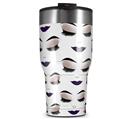 WraptorSkinz Skin Wrap compatible with 2017 and newer RTIC Tumblers 30oz Face Dark Purple (TUMBLER NOT INCLUDED)