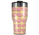 WraptorSkinz Skin Wrap compatible with 2017 and newer RTIC Tumblers 30oz Donuts Yellow (TUMBLER NOT INCLUDED)