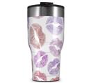 WraptorSkinz Skin Wrap compatible with 2017 and newer RTIC Tumblers 30oz Pink Purple Lips (TUMBLER NOT INCLUDED)