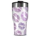 WraptorSkinz Skin Wrap compatible with 2017 and newer RTIC Tumblers 30oz Purple Lips (TUMBLER NOT INCLUDED)