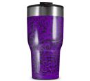 WraptorSkinz Skin Wrap compatible with 2017 and newer RTIC Tumblers 30oz Folder Doodles Purple (TUMBLER NOT INCLUDED)