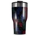 WraptorSkinz Skin Wrap compatible with 2017 and newer RTIC Tumblers 30oz Floating Coral Black (TUMBLER NOT INCLUDED)
