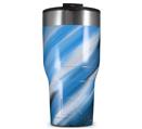 WraptorSkinz Skin Wrap compatible with 2017 and newer RTIC Tumblers 30oz Paint Blend Blue (TUMBLER NOT INCLUDED)