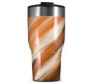 WraptorSkinz Skin Wrap compatible with 2017 and newer RTIC Tumblers 30oz Paint Blend Orange (TUMBLER NOT INCLUDED)