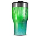 WraptorSkinz Skin Wrap compatible with 2017 and newer RTIC Tumblers 30oz Bent Light Greenish (TUMBLER NOT INCLUDED)