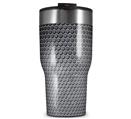WraptorSkinz Skin Wrap compatible with 2017 and newer RTIC Tumblers 30oz Mesh Metal Hex (TUMBLER NOT INCLUDED)