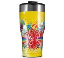 WraptorSkinz Skin Wrap compatible with 2017 and newer RTIC Tumblers 30oz Rainbow Music (TUMBLER NOT INCLUDED)