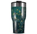 WraptorSkinz Skin Wrap compatible with 2017 and newer RTIC Tumblers 30oz Green Starry Night (TUMBLER NOT INCLUDED)