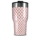 WraptorSkinz Skin Wrap compatible with 2017 and newer RTIC Tumblers 30oz Gold Fleur-de-lis (TUMBLER NOT INCLUDED)