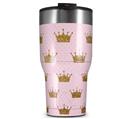 WraptorSkinz Skin Wrap compatible with 2017 and newer RTIC Tumblers 30oz Golden Crown (TUMBLER NOT INCLUDED)
