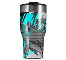 WraptorSkinz Skin Wrap compatible with 2017 and newer RTIC Tumblers 30oz Baja 0032 Neon Teal (TUMBLER NOT INCLUDED)