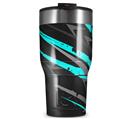 WraptorSkinz Skin Wrap compatible with 2017 and newer RTIC Tumblers 30oz Baja 0014 Neon Teal (TUMBLER NOT INCLUDED)