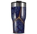 WraptorSkinz Skin Wrap compatible with 2017 and newer RTIC Tumblers 30oz Linear Cosmos Blue (TUMBLER NOT INCLUDED)