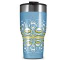 WraptorSkinz Skin Wrap compatible with 2017 and newer RTIC Tumblers 30oz Organic Bubbles (TUMBLER NOT INCLUDED)