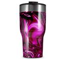 WraptorSkinz Skin Wrap compatible with 2017 and newer RTIC Tumblers 30oz Liquid Metal Chrome Hot Pink Fuchsia (TUMBLER NOT INCLUDED)