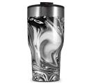 WraptorSkinz Skin Wrap compatible with 2017 and newer RTIC Tumblers 30oz Liquid Metal Chrome (TUMBLER NOT INCLUDED)