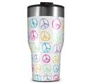 WraptorSkinz Skin Wrap compatible with 2017 and newer RTIC Tumblers 30oz Kearas Peace Signs (TUMBLER NOT INCLUDED)