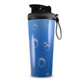 Skin Wrap Decal for IceShaker 2nd Gen 26oz Bubbles Blue (SHAKER NOT INCLUDED)