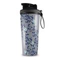 Skin Wrap Decal for IceShaker 2nd Gen 26oz Victorian Design Blue (SHAKER NOT INCLUDED)