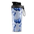 Skin Wrap Decal for IceShaker 2nd Gen 26oz Petals Blue (SHAKER NOT INCLUDED)