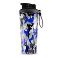 Skin Wrap Decal for IceShaker 2nd Gen 26oz Sexy Girl Silhouette Camo Blue (SHAKER NOT INCLUDED)