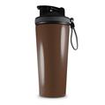 Skin Wrap Decal for IceShaker 2nd Gen 26oz Solids Collection Chocolate Brown (SHAKER NOT INCLUDED)
