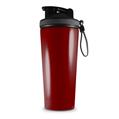Skin Wrap Decal for IceShaker 2nd Gen 26oz Solids Collection Red Dark (SHAKER NOT INCLUDED)