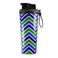 Skin Wrap Decal for IceShaker 2nd Gen 26oz Zig Zag Blue Green (SHAKER NOT INCLUDED)