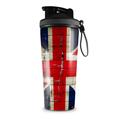 Skin Wrap Decal for IceShaker 2nd Gen 26oz Painted Faded and Cracked Union Jack British Flag (SHAKER NOT INCLUDED)
