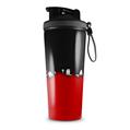 Skin Wrap Decal for IceShaker 2nd Gen 26oz Ripped Colors Black Red (SHAKER NOT INCLUDED)